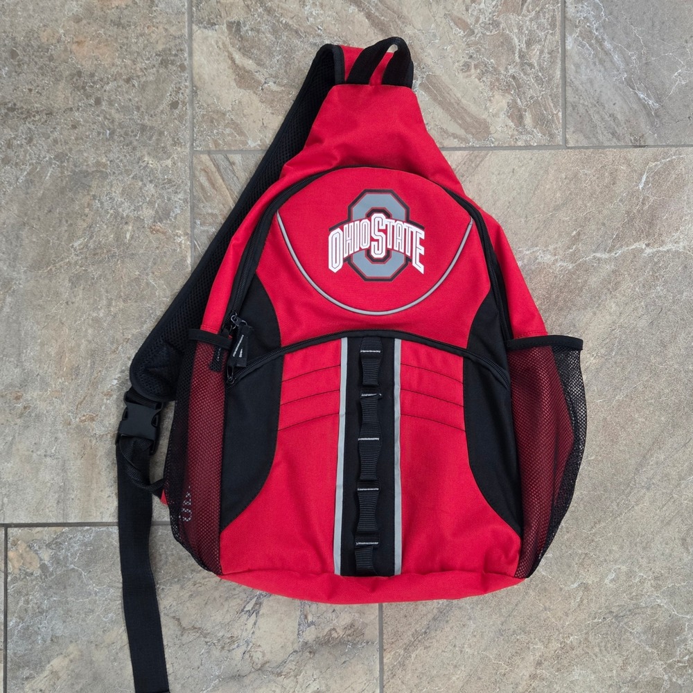 Ohio State Buckeyes Sling‎ Backpack Shoulder Bag Collegiate Licensed Product